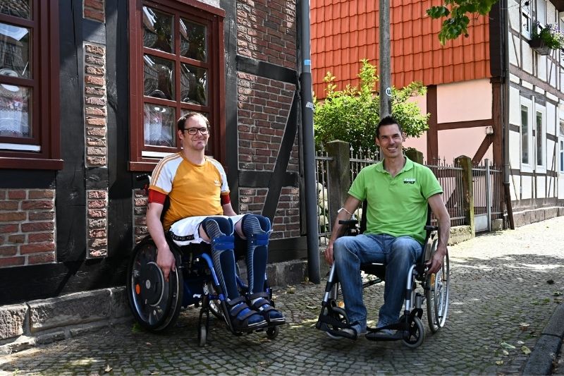Ingo Bartels im Rollstuhl